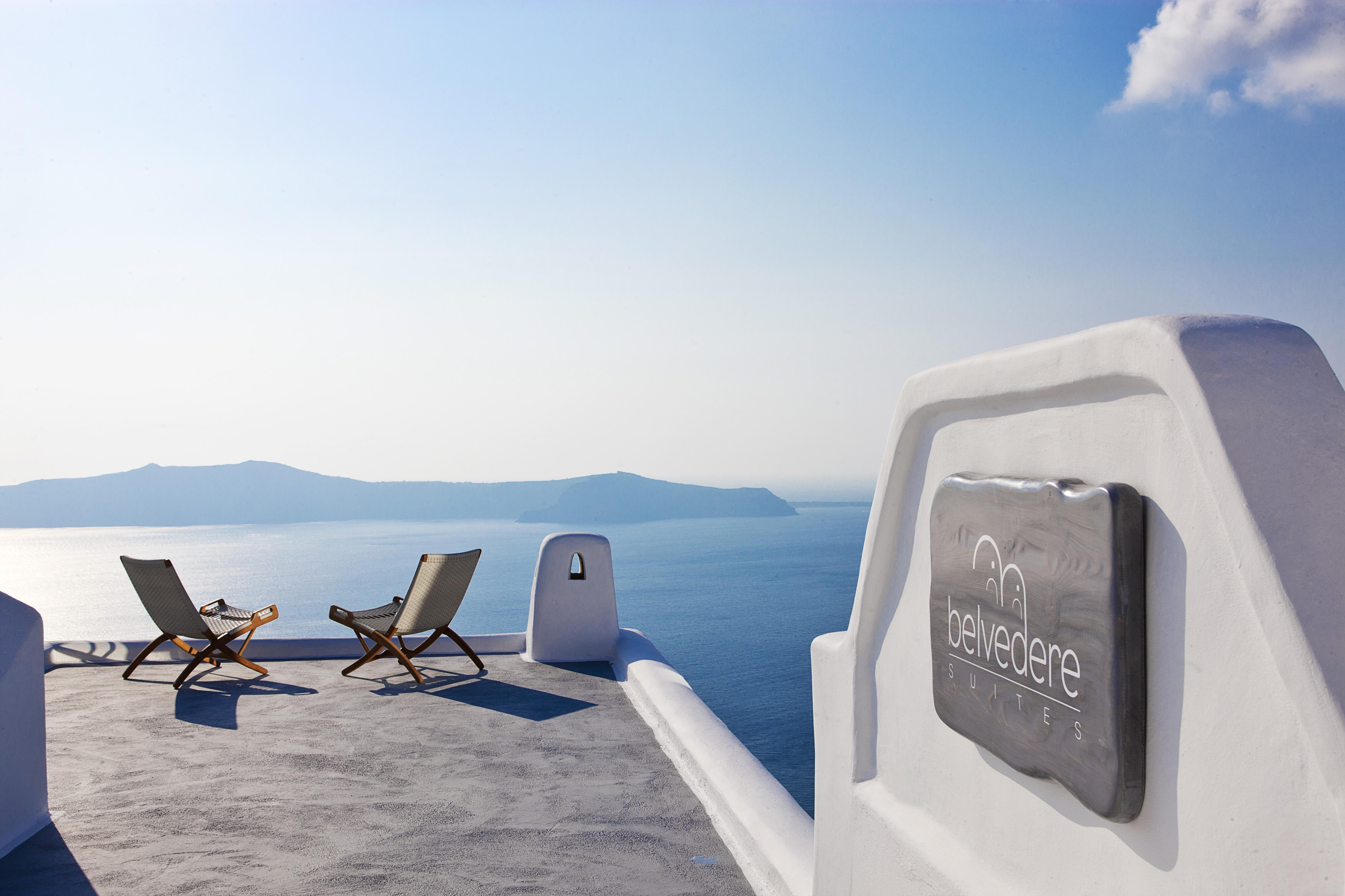 Belvedere Suites Firostefani Bagian luar foto