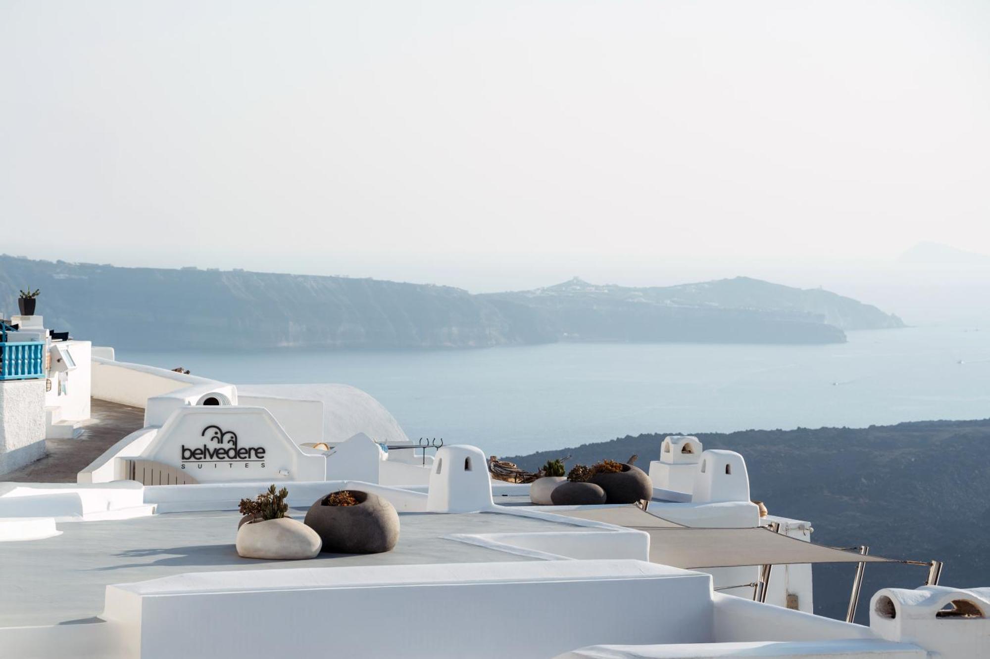 Belvedere Suites Firostefani Bagian luar foto