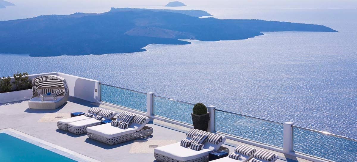 Belvedere Suites Firostefani Bagian luar foto